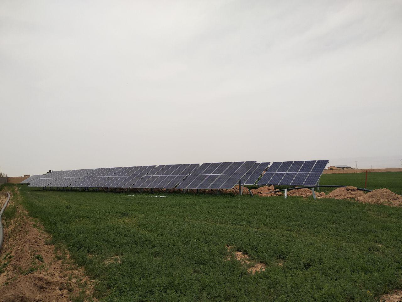 نیروگاه خورشیدی 100 کیلووات چناران